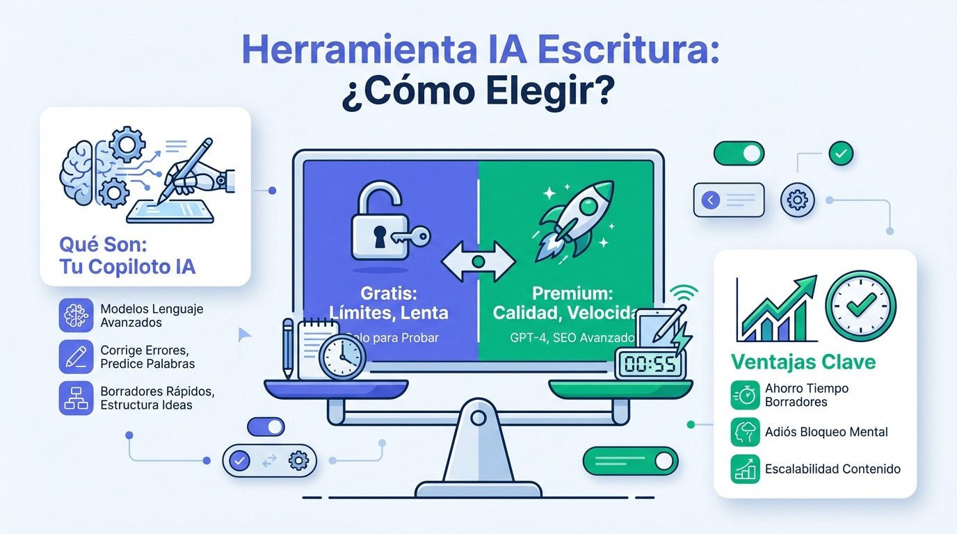 Cómo seleccionar la mejor herramienta de escritura con IA para tu negocio